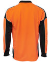 Orange Hi-Vis Long Sleeve Polo | Northern Printing Group