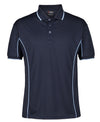 Navy Short Sleeve Piping Polo - JB's Wear | Northern Printing Group